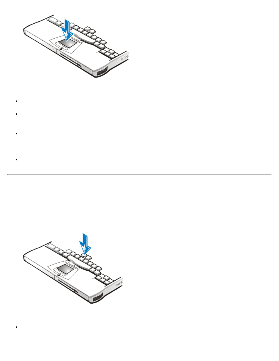 Using the track stick, Figure | Dell Latitude CPx H User Manual | Page 66 / 172