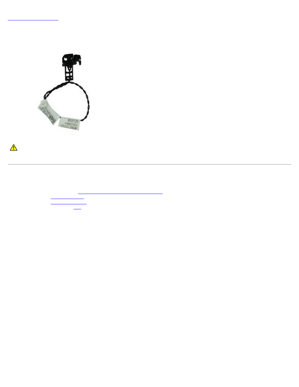 Front thermal sensor, Removing the front thermal sensor | Dell OptiPlex 980 (Early 2010) User Manual | Page 58 / 78