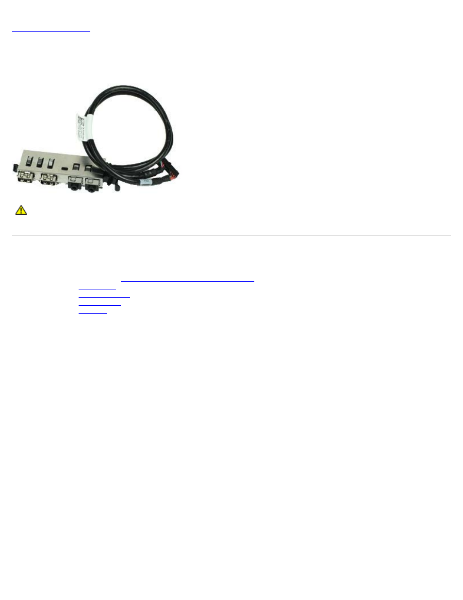 I/o panel, Removing the i/o panel | Dell OptiPlex 980 (Early 2010) User Manual | Page 66 / 78