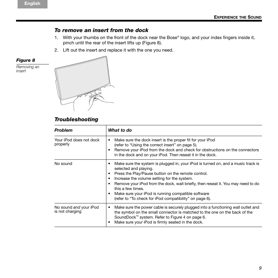 Troubleshooting | Bose 336 User Manual | Page 9 / 72