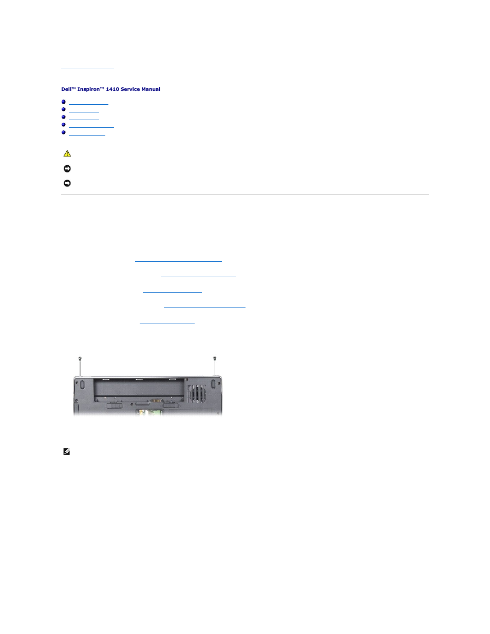 Display, Display assembly, Removing the display assembly | Dell Inspiron 1410 (Late 2008) User Manual | Page 13 / 35