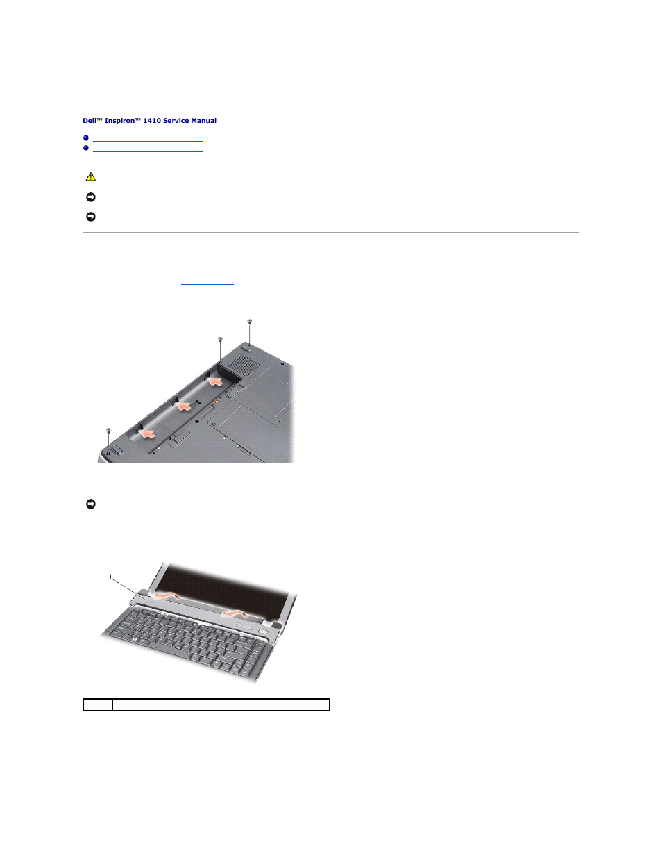 Center control cover, Removing the center control cover, Replacing the center control cover | Dell Inspiron 1410 (Late 2008) User Manual | Page 22 / 35