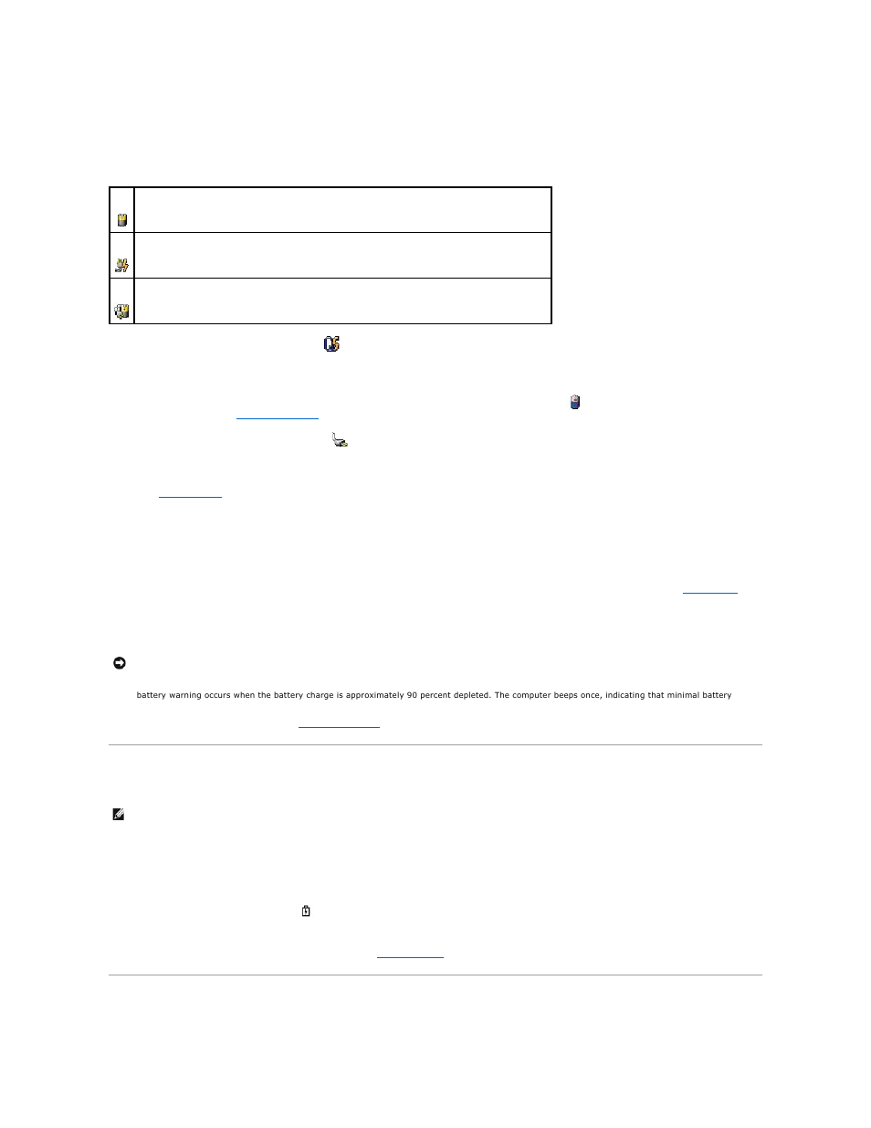 Charging the battery, Removing a battery, You can | Check the battery charge, Before you, Insert the battery, Battery, Charge is low, Microsoft windows power meter, Charge gauge | Dell Precision M60 User Manual | Page 23 / 122