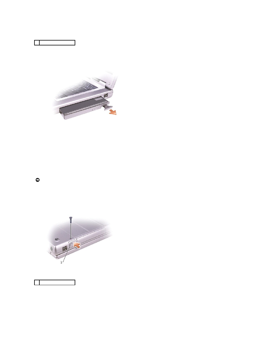 If the device screw is installed | Dell Precision M60 User Manual | Page 29 / 122