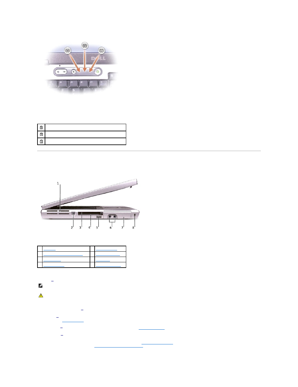 Left view | Dell Precision M60 User Manual | Page 5 / 122