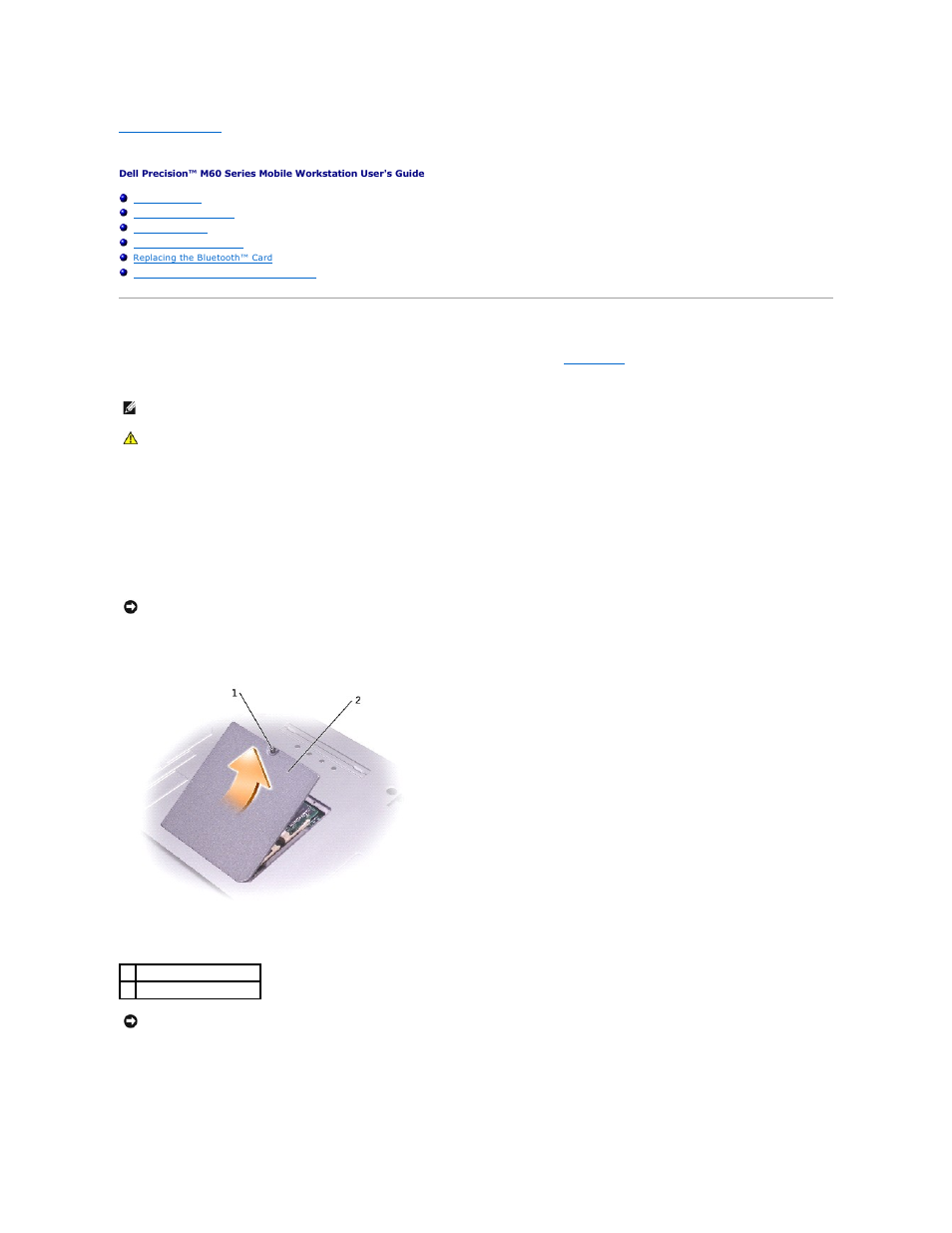 Adding and replacing parts | Dell Precision M60 User Manual | Page 94 / 122