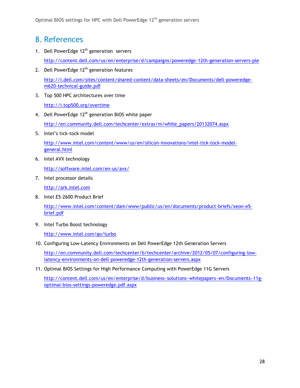 References | Dell PowerEdge 1655MC User Manual | Page 28 / 32