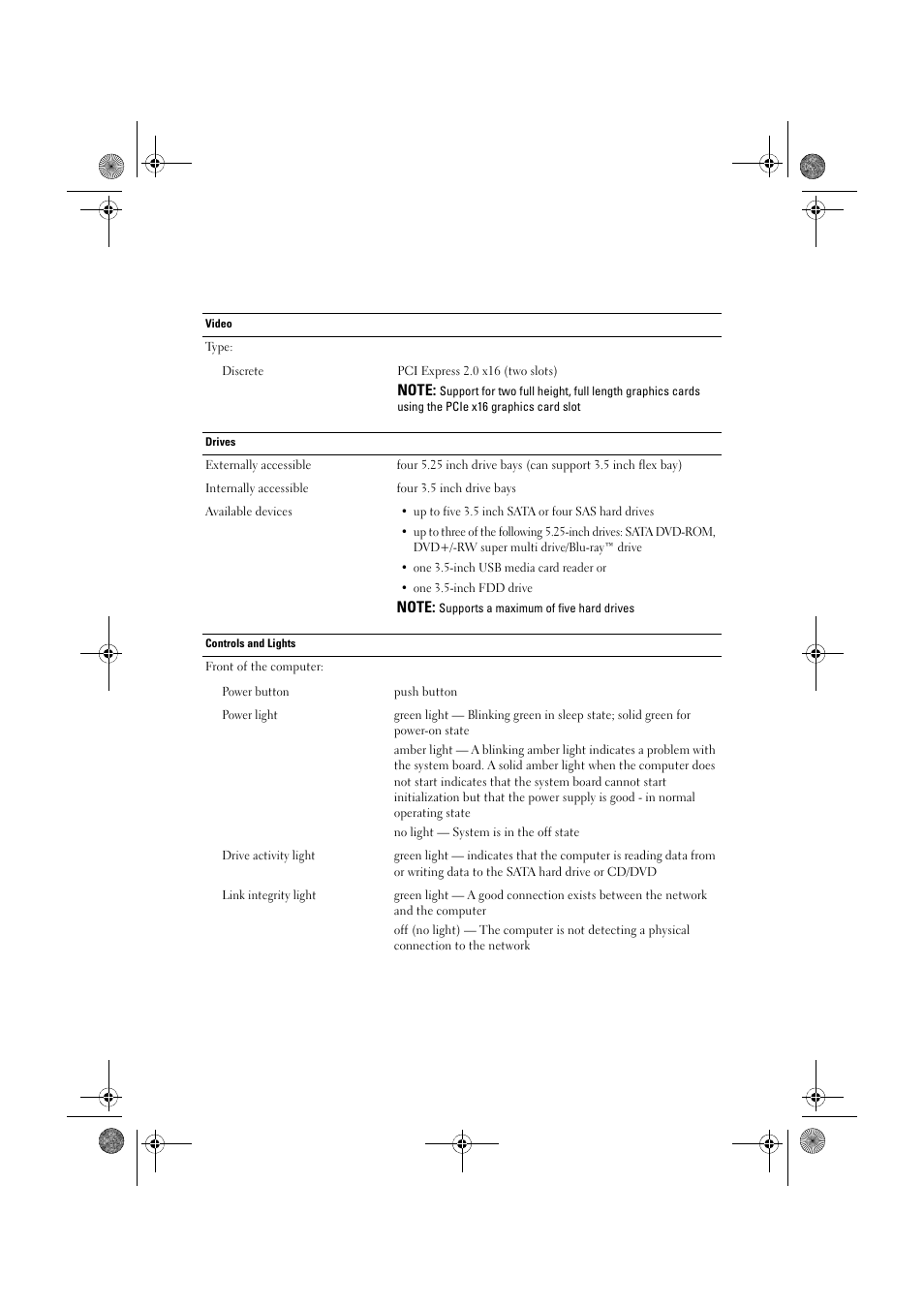 Dell Precision T7500 (Early 2009) User Manual | Page 6 / 8