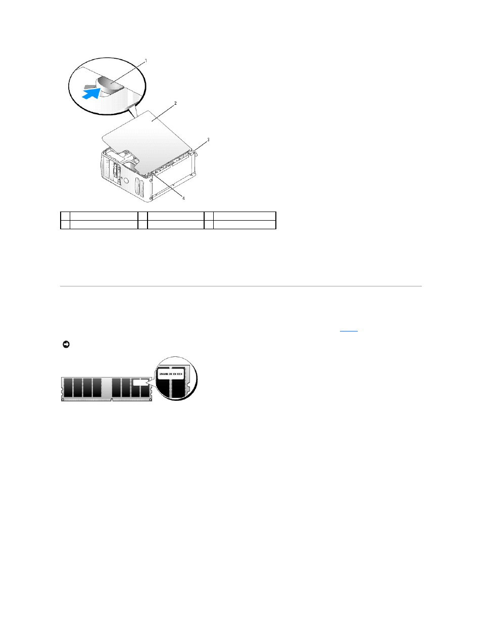Memory | Dell Dimension E521 User Manual | Page 15 / 63