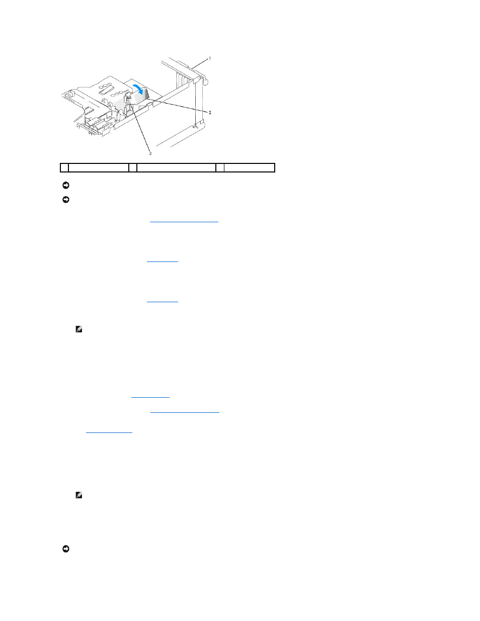 Removing a pci express card | Dell Dimension E521 User Manual | Page 23 / 63