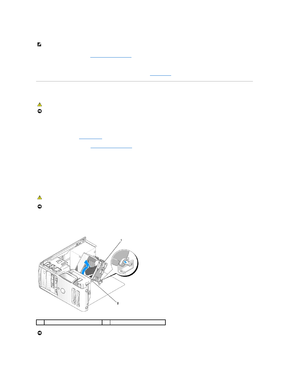 Processor, Removing the processor | Dell Dimension E521 User Manual | Page 40 / 63