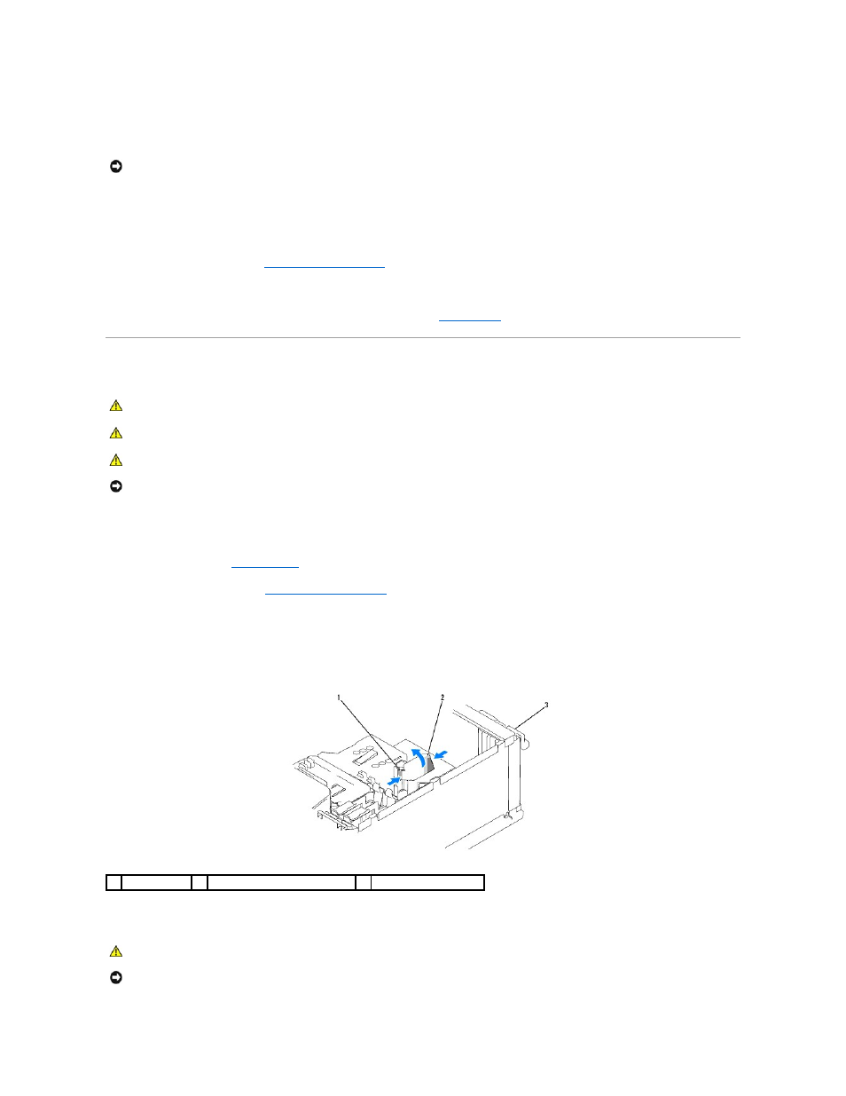 Processor fan, Installing the i/o panel, Removing the processor fan | Dell Dimension E521 User Manual | Page 44 / 63