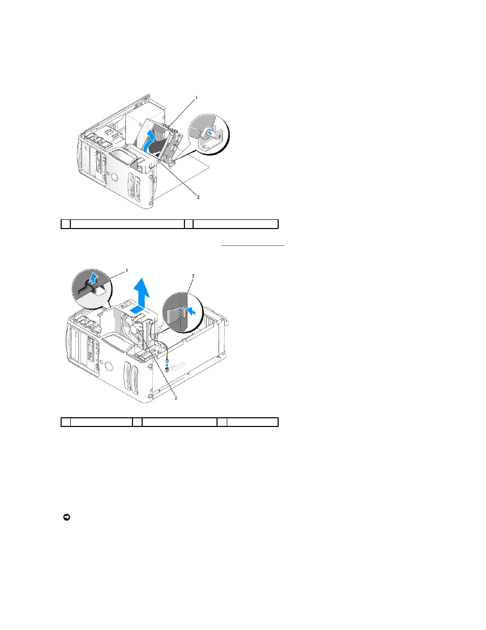 Installing the processor fan | Dell Dimension E521 User Manual | Page 45 / 63