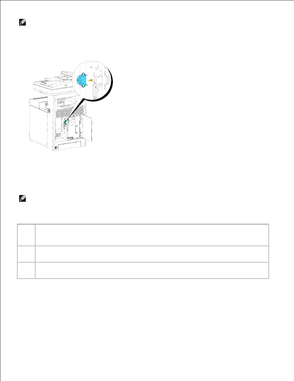 Wireless installation using usb connection, Windows, Xp, windows 2000, windows server | 2003, windows server, 2008, or windows vista | Dell 3115cn Color Laser Printer User Manual | Page 124 / 634