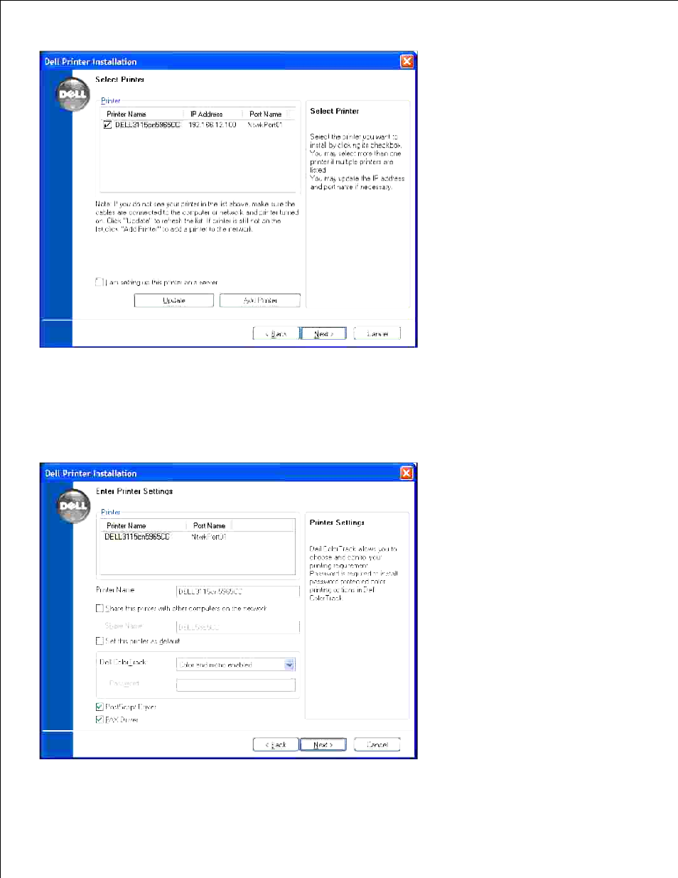 Dell 3115cn Color Laser Printer User Manual | Page 136 / 634