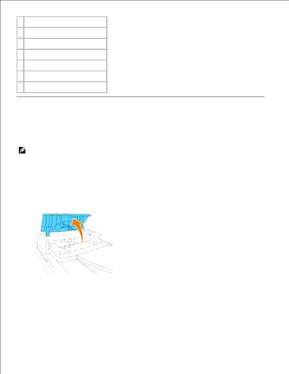 Removing print jams from the adf | Dell 3115cn Color Laser Printer User Manual | Page 380 / 634