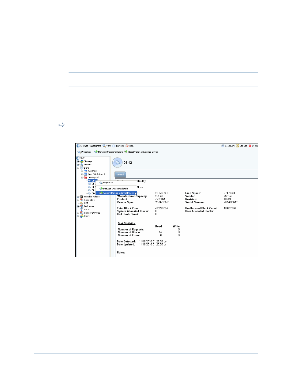 Classify disk as external device | Dell Compellent Series 40 User Manual | Page 141 / 448