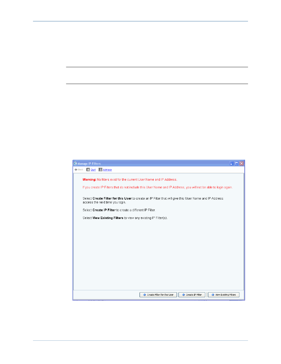 Configuring system access via ip filtering, Managing ip filtering | Dell Compellent Series 40 User Manual | Page 222 / 448