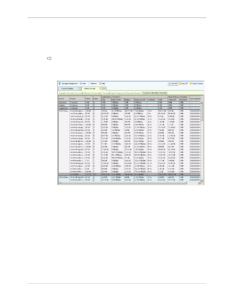Volume distribution reports | Dell Compellent Series 40 User Manual | Page 233 / 448