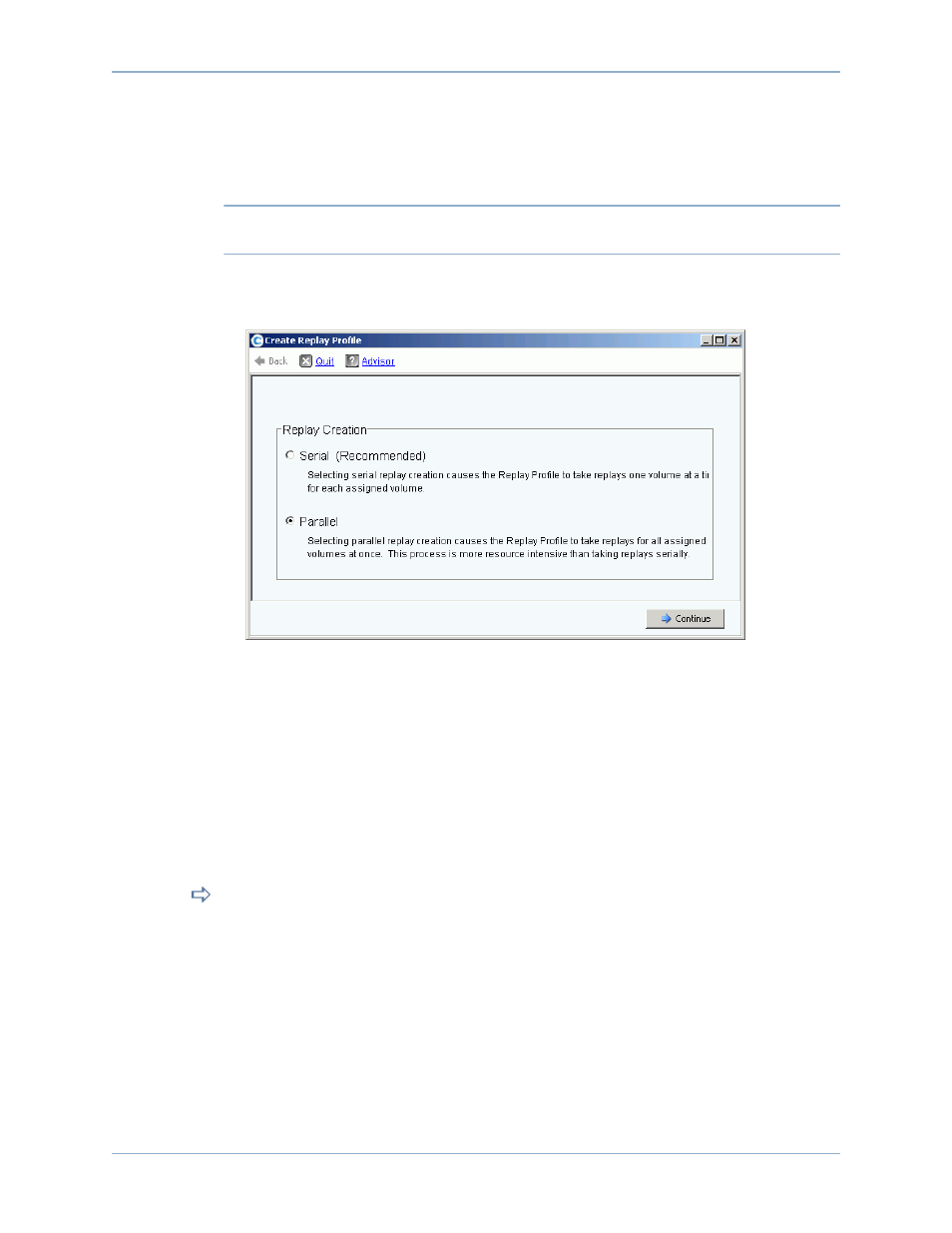 Taking simultaneous replay profiles, Applying a replay profile, Taking simultaneous | Dell Compellent Series 40 User Manual | Page 302 / 448