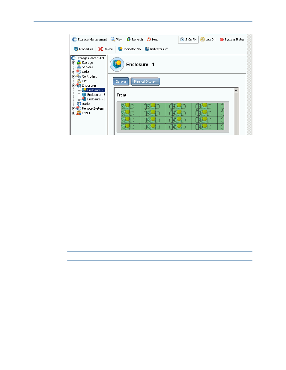 Renaming an enclosure, Removing an enclosure, Viewing back end loops | Dell Compellent Series 40 User Manual | Page 371 / 448
