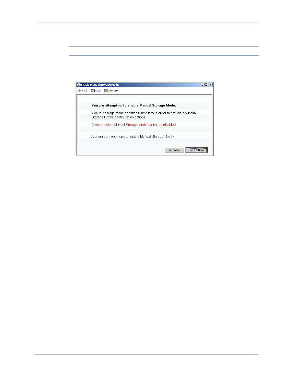 Manual storage mode | Dell Compellent Series 40 User Manual | Page 400 / 448