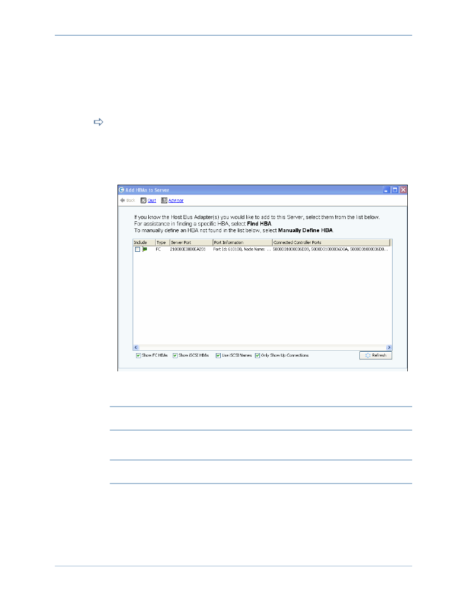 Managing hbas, Adding hbas to a server from a list | Dell Compellent Series 40 User Manual | Page 55 / 448