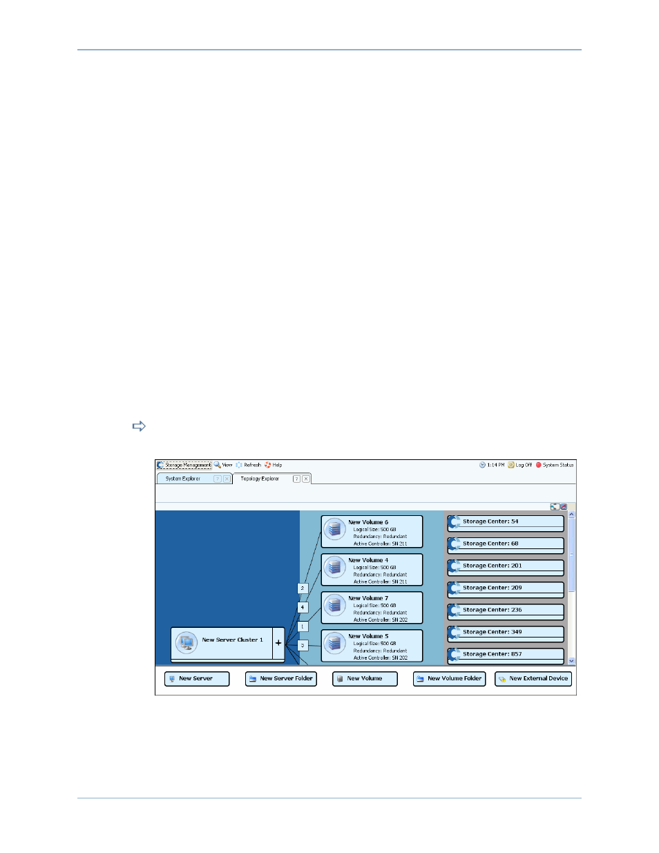 Topology explorer server functions | Dell Compellent Series 40 User Manual | Page 70 / 448
