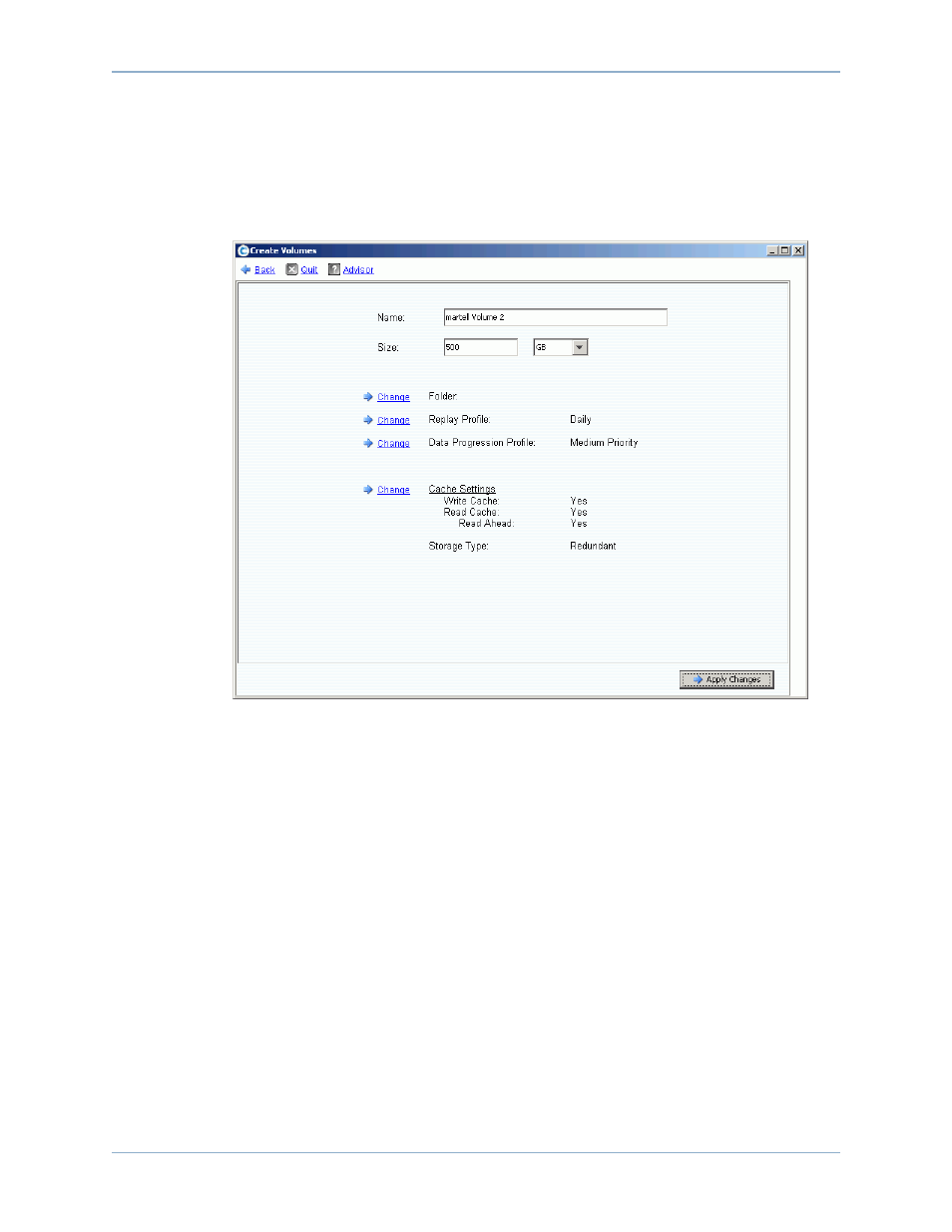 Modifying volumes, Modifying a volume | Dell Compellent Series 40 User Manual | Page 94 / 448