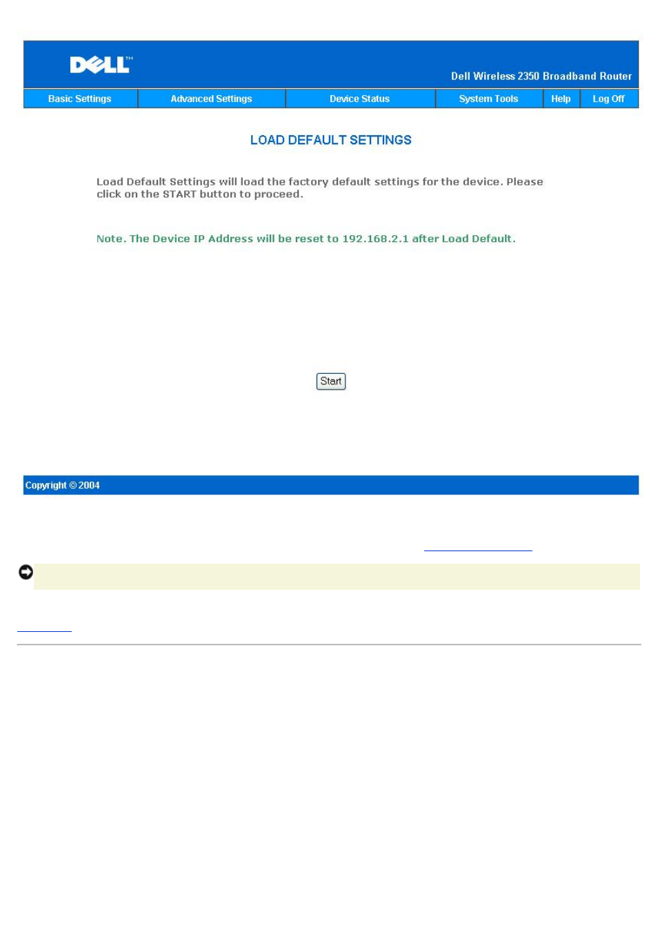 Upgrade firmware | Dell 2350 Wireless Broadband Router User Manual | Page 206 / 211