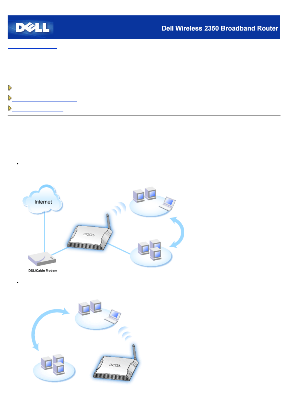 Dell wireless 2350 broadband router user's guide, Overview | Dell 2350 Wireless Broadband Router User Manual | Page 79 / 211