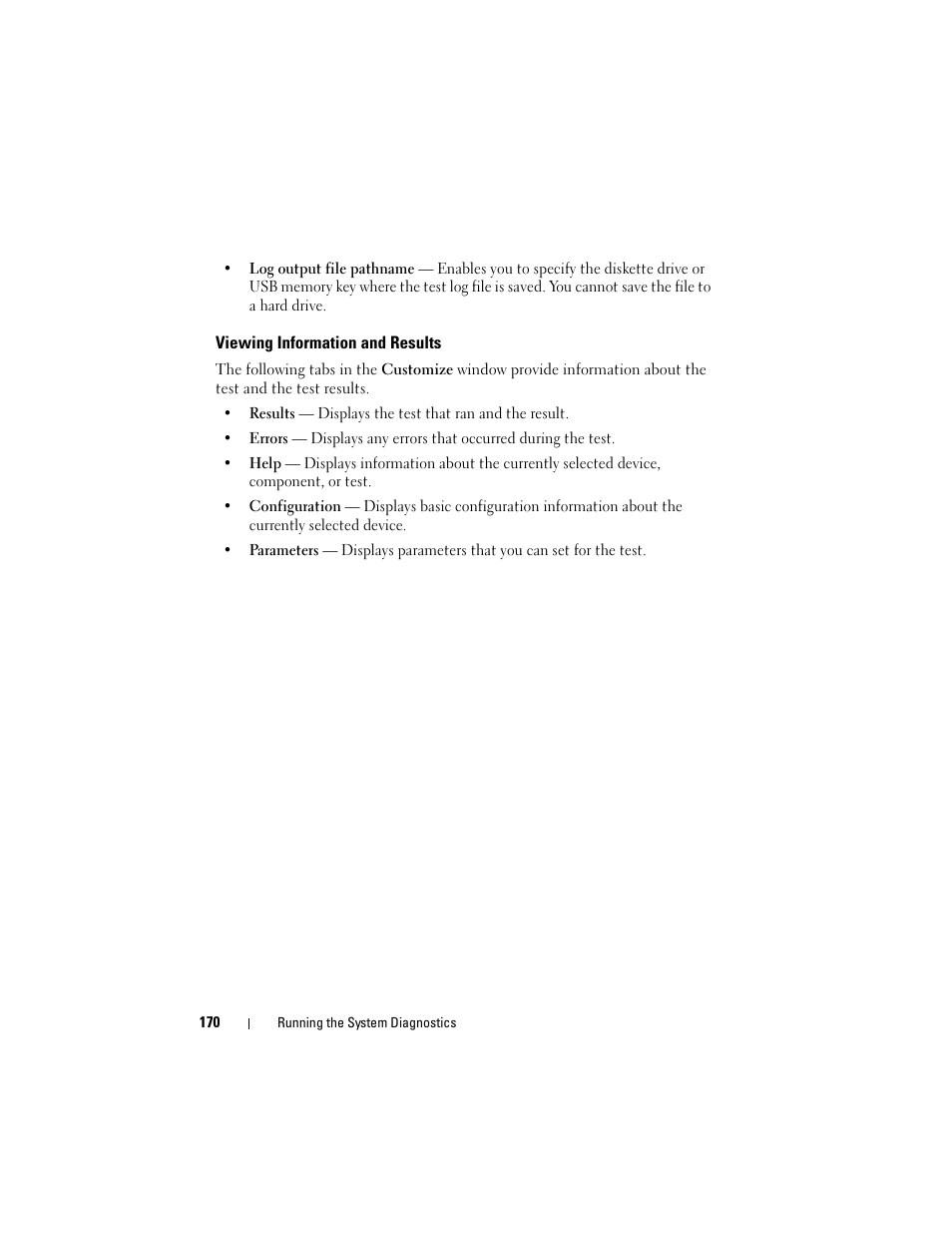 Viewing information and results | Dell PowerVault NX3000 User Manual | Page 170 / 200