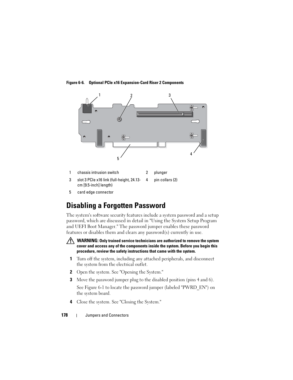 Disabling a forgotten password | Dell PowerVault NX3000 User Manual | Page 178 / 200