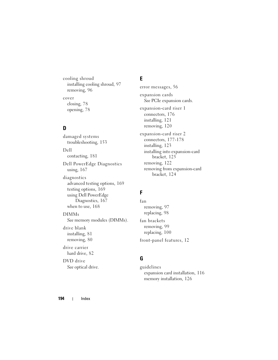 Dell PowerVault NX3000 User Manual | Page 194 / 200