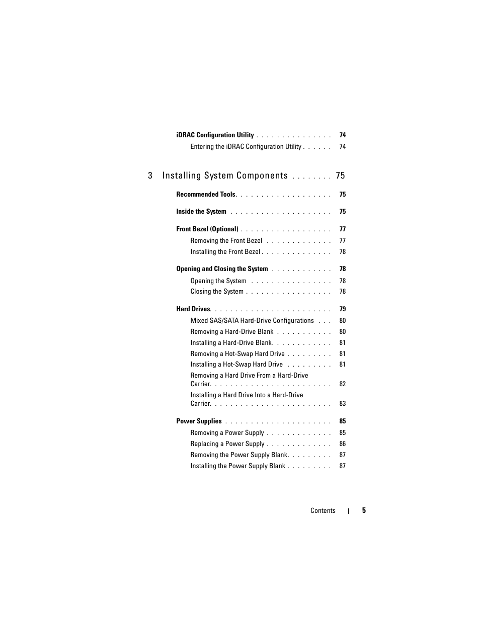 3installing system components | Dell PowerVault NX3000 User Manual | Page 5 / 200