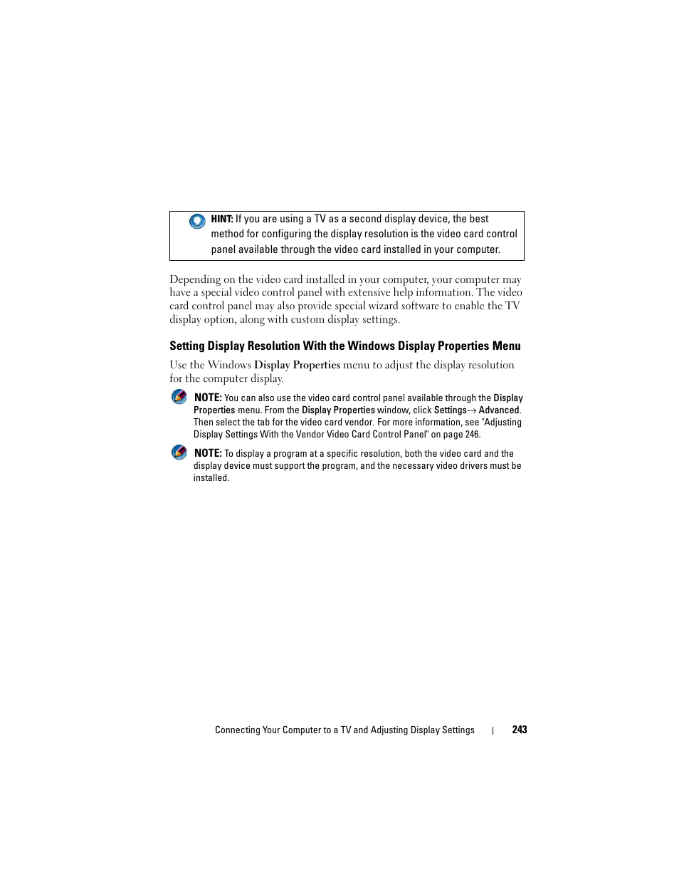 Dell Studio 1749 (Early 2010) User Manual | Page 243 / 354