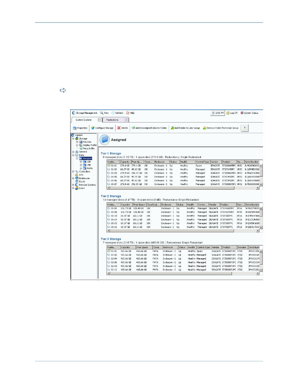 Viewing tiers | Dell Compellent Series 30 User Manual | Page 123 / 448