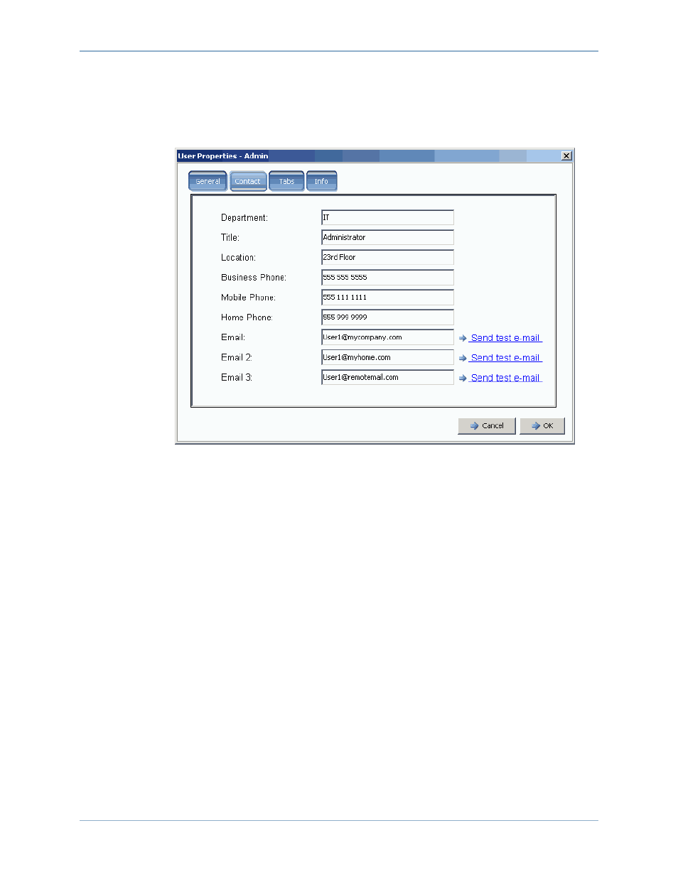 User contact information | Dell Compellent Series 30 User Manual | Page 277 / 448