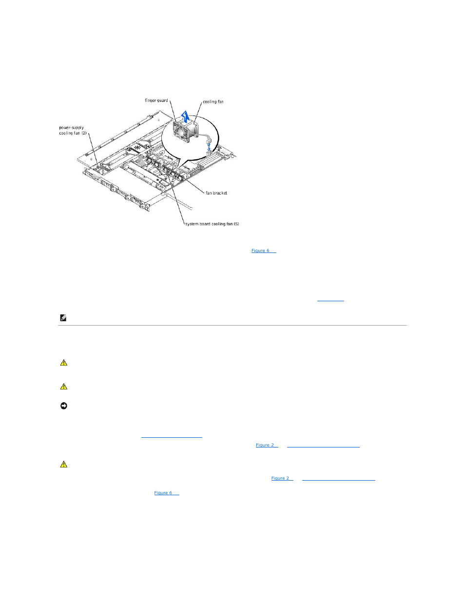 Removing and replacing power supplies, Figure 6, Removing a power supply | Dell PowerEdge 1750 User Manual | Page 56 / 74