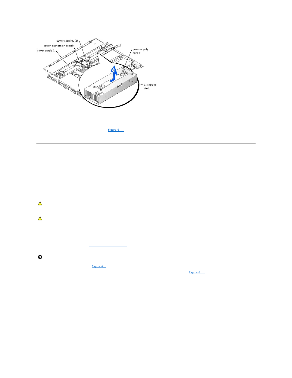 Replacing the system battery, Installing a power supply | Dell PowerEdge 1750 User Manual | Page 57 / 74