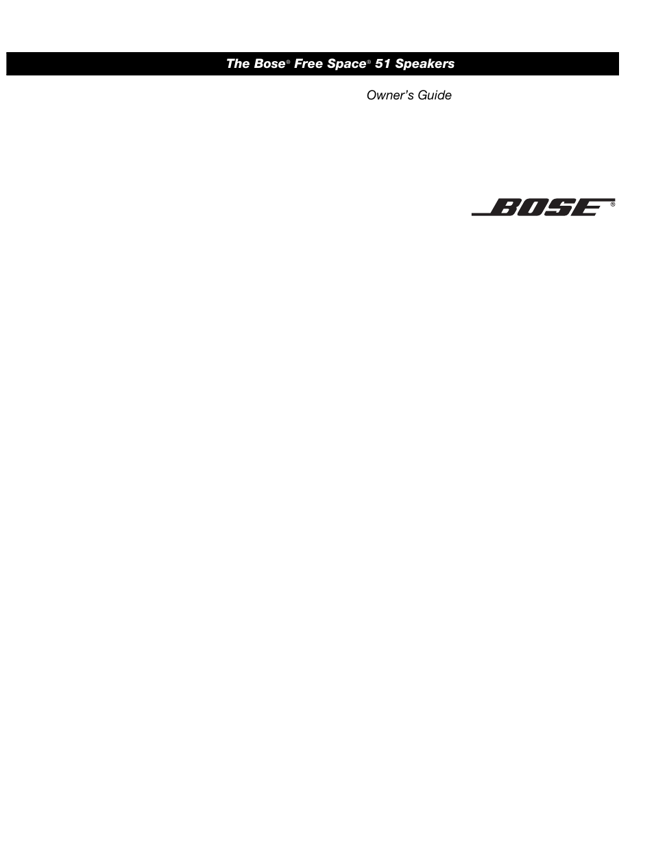 Bose AM268612 User Manual | 10 pages