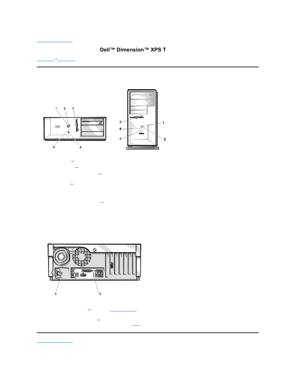 Dell Dimension XPS T___ User Manual | Page 7 / 53