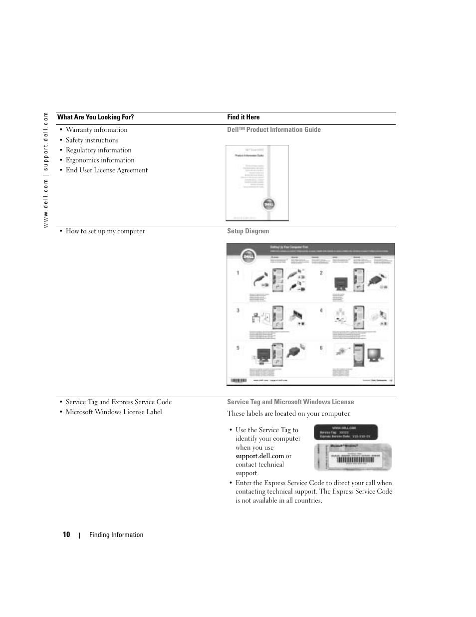Dell XPS/Dimension XPS Gen 4 User Manual | Page 10 / 154