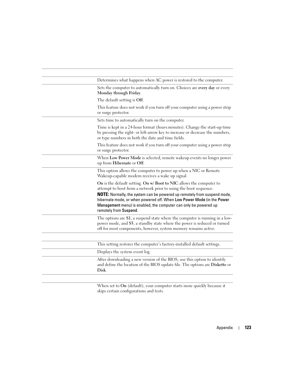 Dell XPS/Dimension XPS Gen 4 User Manual | Page 123 / 154
