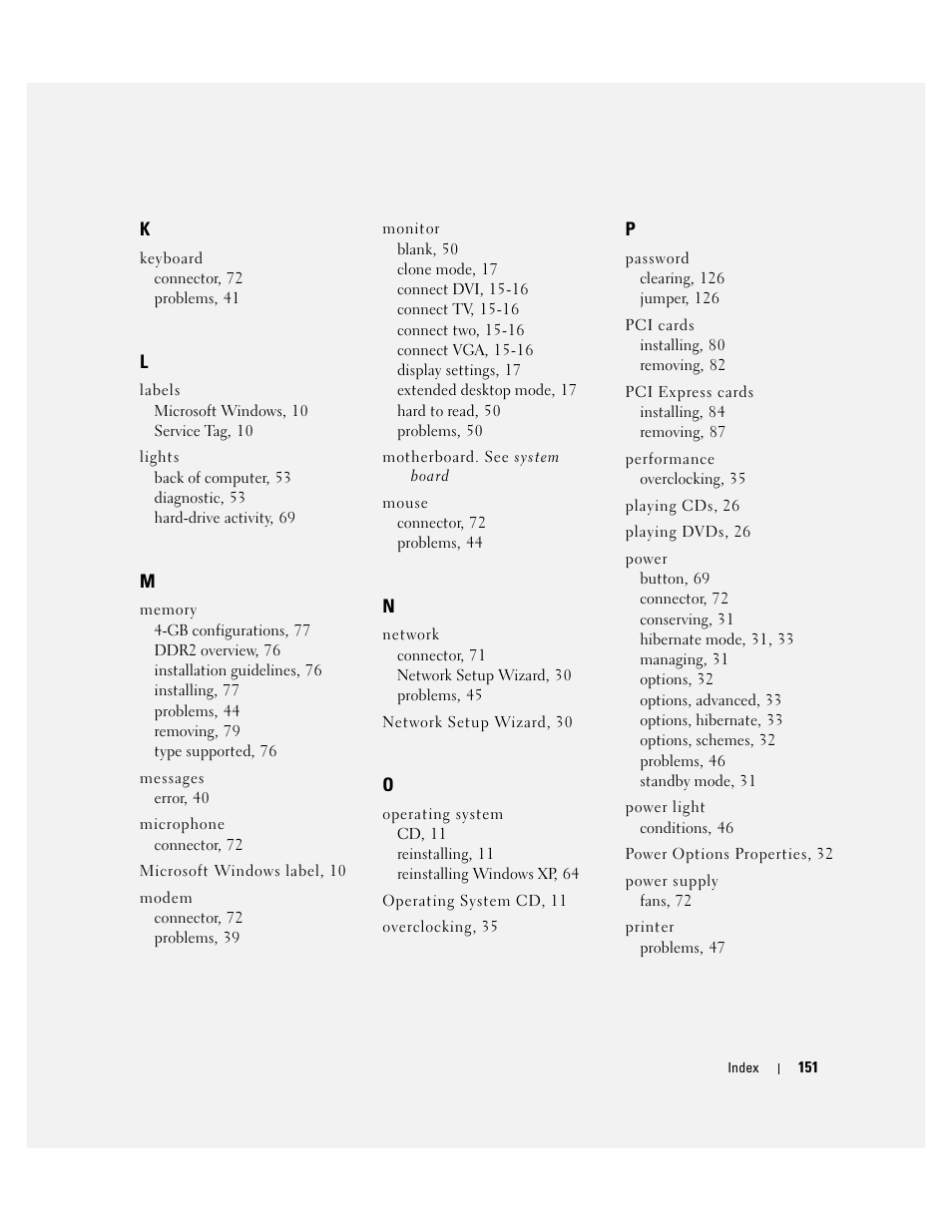 Dell XPS/Dimension XPS Gen 4 User Manual | Page 151 / 154