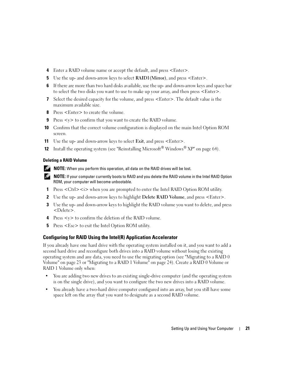 Dell XPS/Dimension XPS Gen 4 User Manual | Page 21 / 154