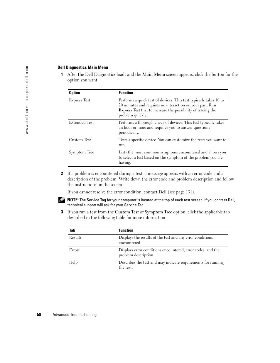 Dell XPS/Dimension XPS Gen 4 User Manual | Page 58 / 154