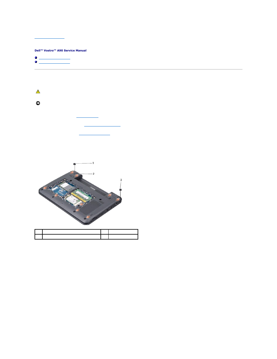 Palm rest, Removing the palm rest | Dell Vostro A90 (Late 2008) User Manual | Page 25 / 37