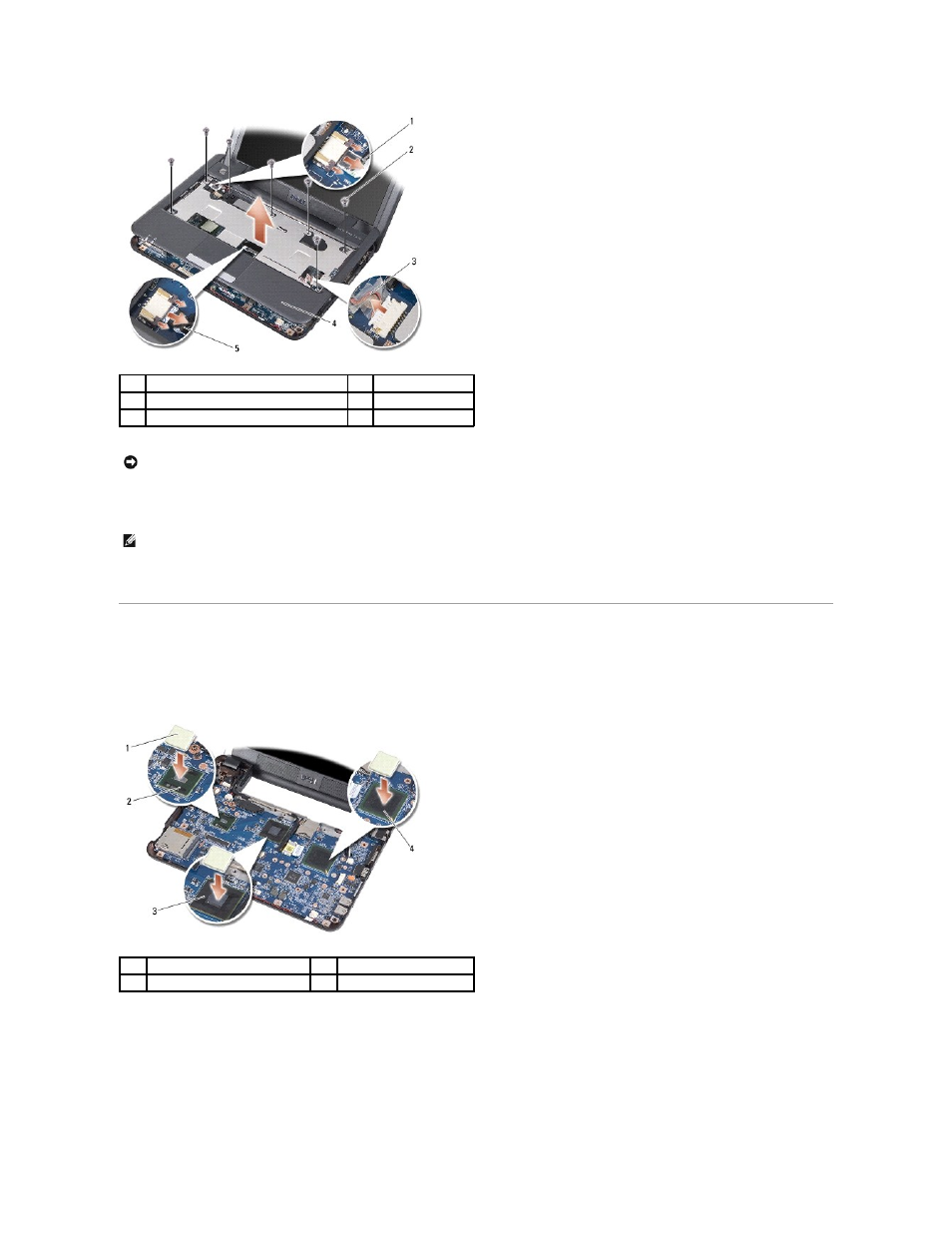 Replacing the palm rest | Dell Vostro A90 (Late 2008) User Manual | Page 26 / 37