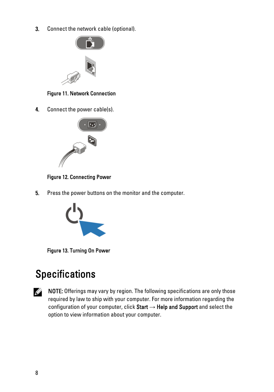 Specifications | Dell OptiPlex 9010 (Mid 2012) User Manual | Page 8 / 10